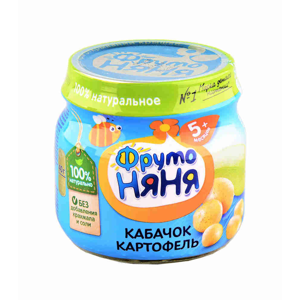 Овощное пюре картофель фрутоняня